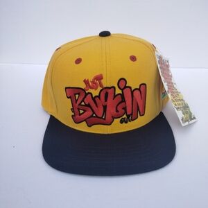 Official Brothaman "Just Buggin Out" Mustard Snapback Cap